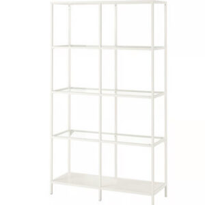 White Shelf - Metal / Glass White