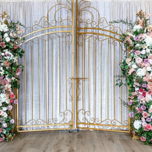 Athena Gates with florals