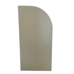 Neutral half arch right wall