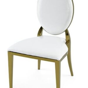 Cartier White and Gold chairs